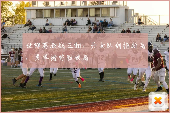 世锦赛激战正酣，丹麦队剑指新高，男单诸将盼破局